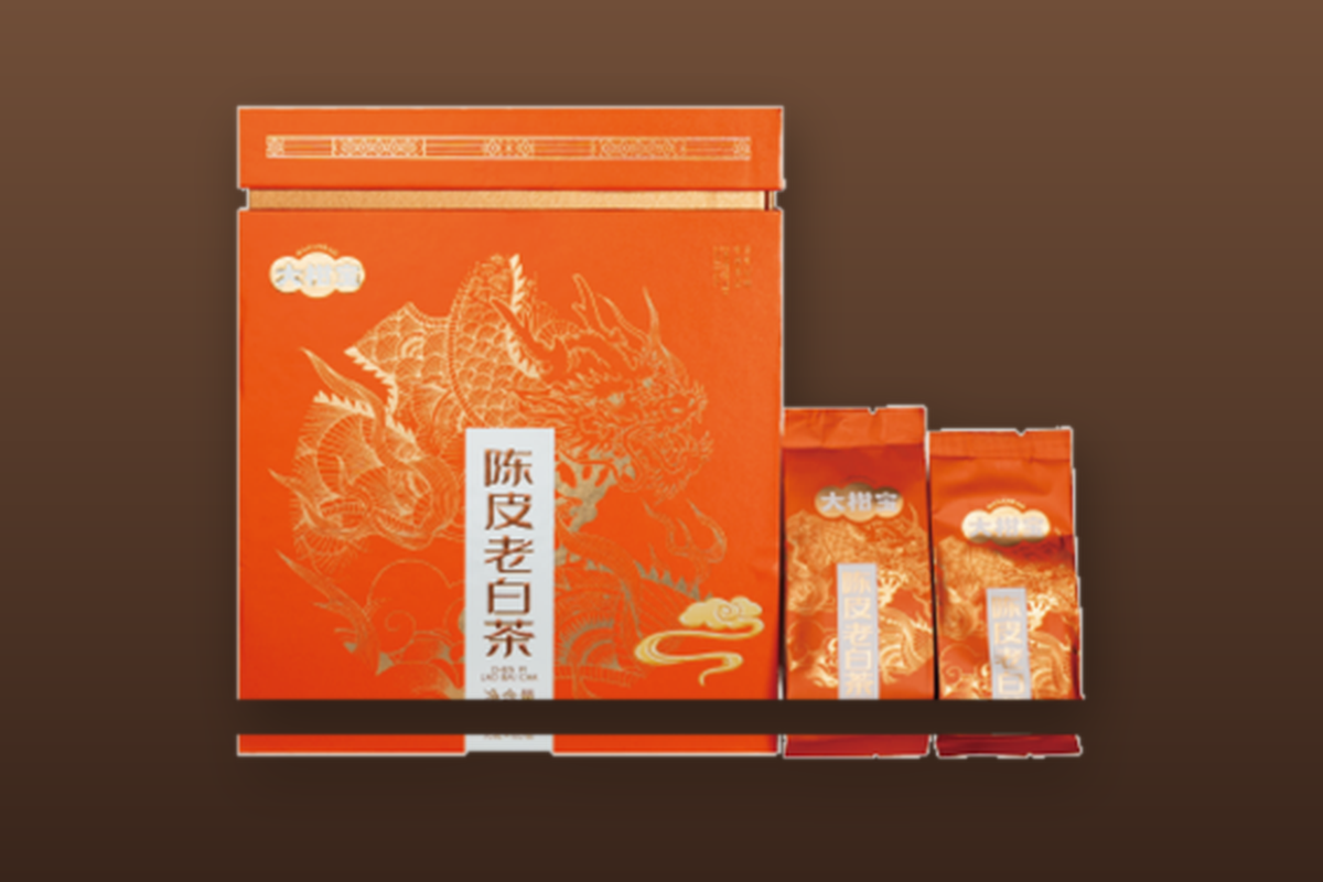 陈皮老白茶